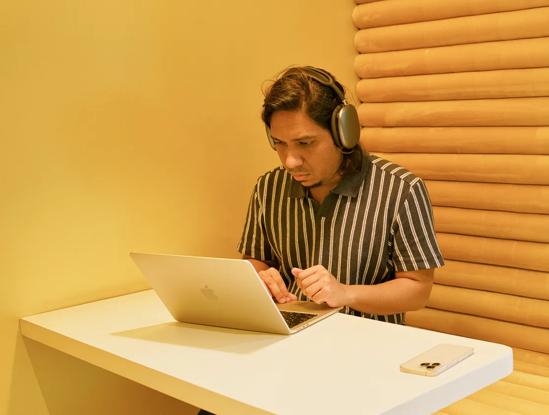 working isolated
